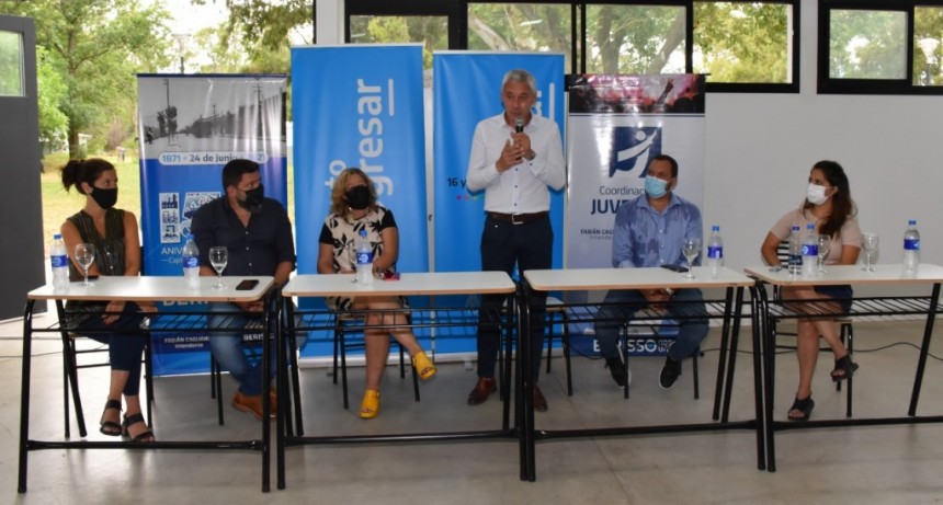 Berisso: Cagliardi encabezó el lanzamiento del programa “Punto Progresar”