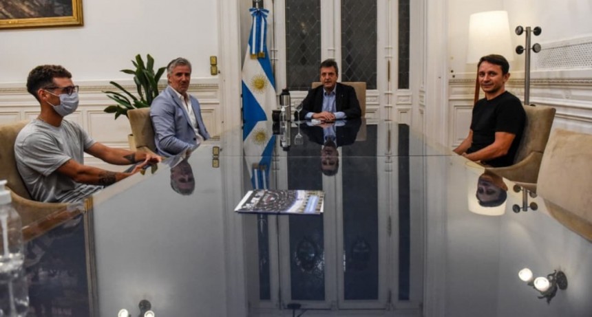 Navarro: El Intendente se reunió con el Presidente de la Cámara de Diputados Sergio Massa