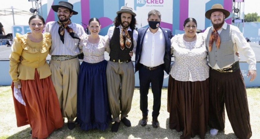 San Pedro: Kicillof puso en marcha los paradores de ReCreo