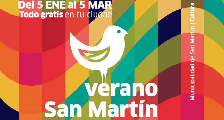San Martín: Comienza un nuevo ciclo de verano “Viví Cultura” en el distrito