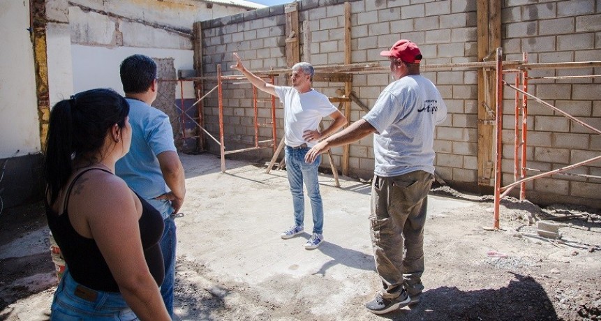 Hurlingham: Zabaleta supervisó obras en escuelas del distrito