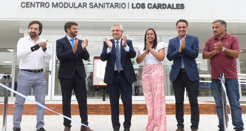 Alberto Fernández inauguró el primer hospital público de Los Cardales 