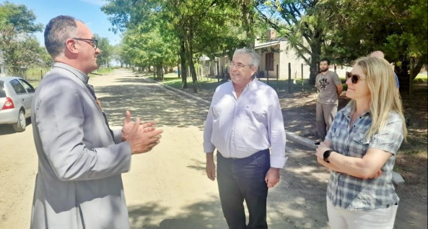 Gral. Villegas: El Intendente recorrió obras de infraestructura de La Maroma 