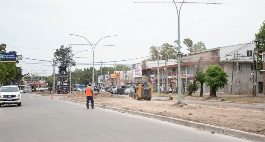 Moreno: Comenzaron las obras del nuevo corredor temático en La Reja 