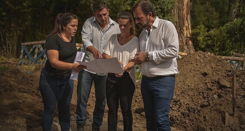 Escobar: Avanzan las obras de la Unidad de Diagnóstico Precoz y la instalación de cloacas en el barrio San Miguel