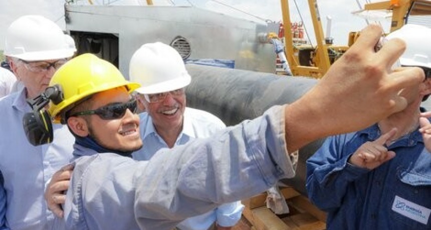 Alberto Fernández junto a Sergio Ziliotto recorrieron las obras del Gasoducto Presidente Néstor Kirchner en La Pampa 