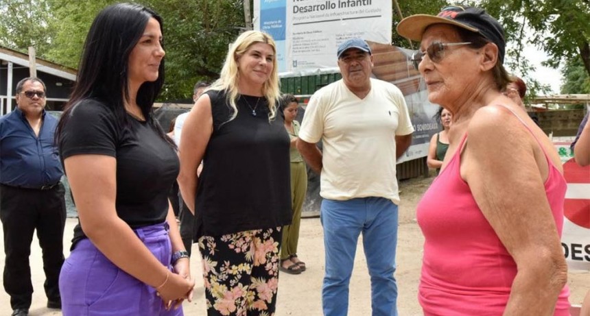 Malvinas Argentinas: Noe Correa visitó el avance de obra del CDI de Ing. Adolfo Sourdeaux
