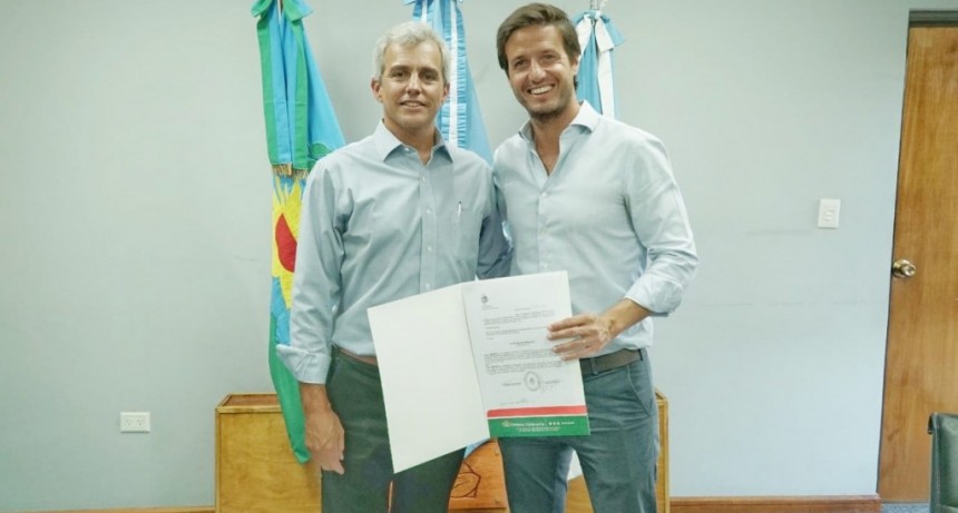 E. Echeverría: Fernando Gray mantuvo una reunión con representantes de la empresa Plaza Logística 
