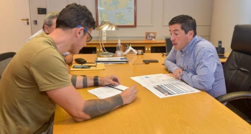 Nardini y García analizaron el avance de las obras en General Rodríguez