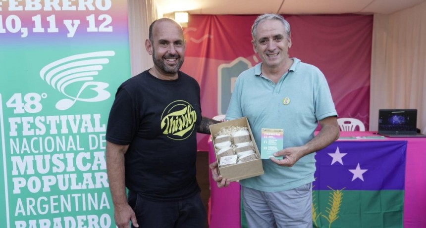Esteban Sanzio presentó el Festival de Baradero en el Parador ReCreo de Chascomús