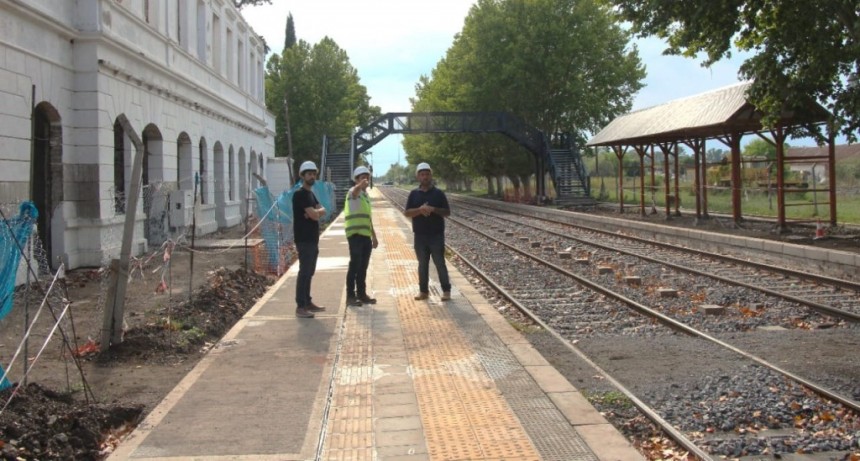 Baradero: Avanza la reconstrucción de la Estación de Trenes  
