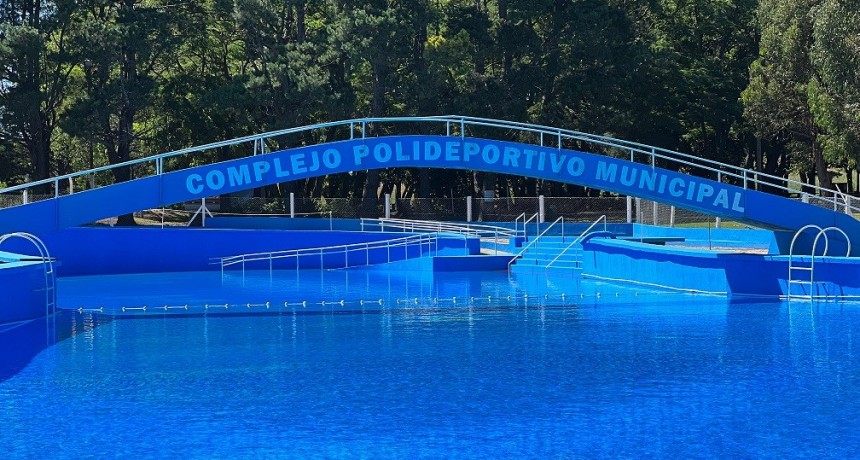 Balcarce: Se inauguró oficialmente la temporada de verano en el Poli Municipal