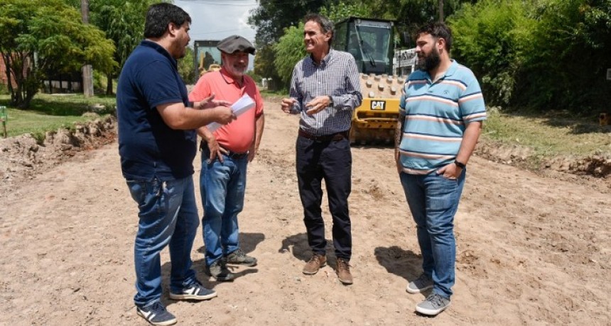 Katopodis inició obras viales en Marcos Paz