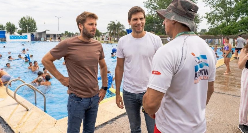 San Nicolás: Passaglia visitó las Escuelas de Verano 