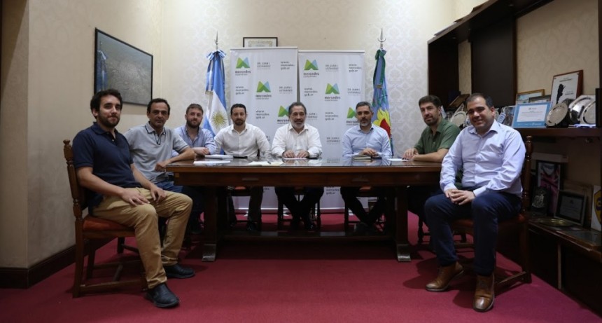 Mercedes: Ustarroz encabezó reunión con Director General de ARBA y equipos técnicos 