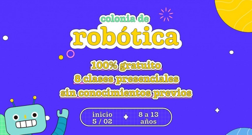 San Nicolás: La Colonia de Robótica 2024 ya tienen fecha de inscripción 