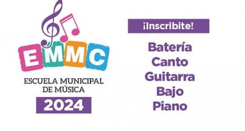 Campana: Se abre la inscripción a la Escuela Municipal de Música 2024