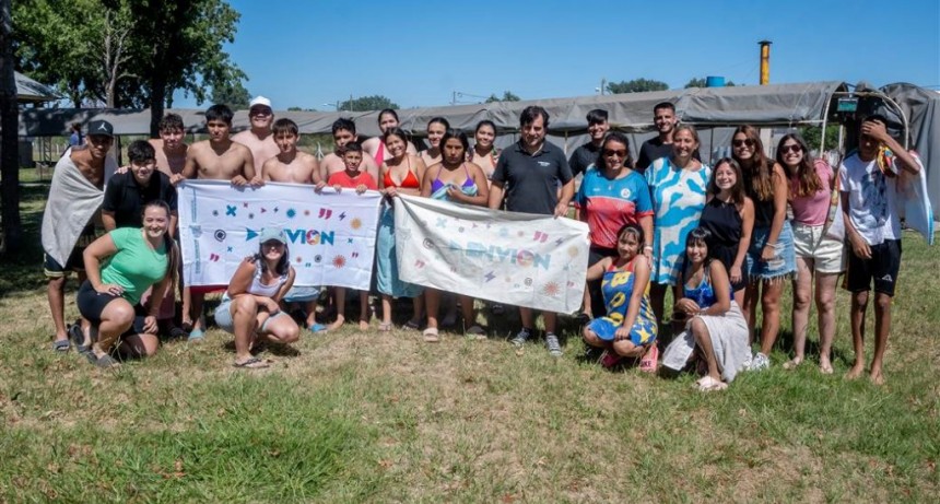 Junín: Más de 35 jóvenes del programa Envión ya disfrutan de las actividades por la temporada de verano