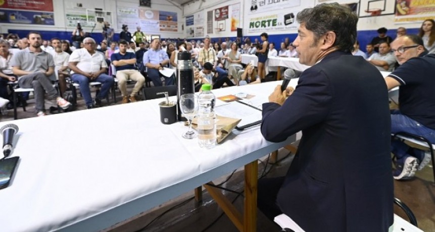 Kicillof se reunió con representantes del sector productivo de Tres Arroyos