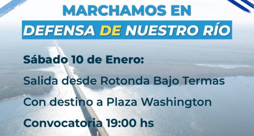 Colón (ER): El Municipio convoca a dos jornadas de movilización en defensa del Río Uruguay