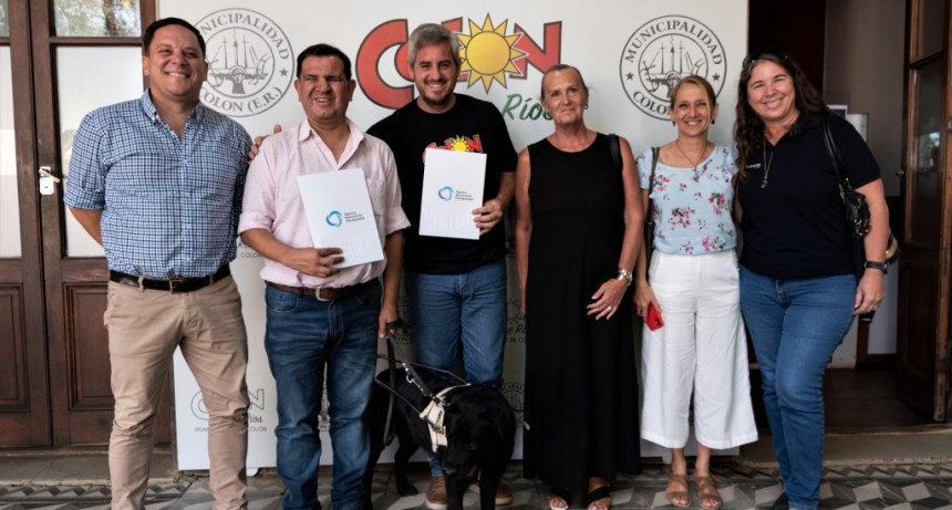 Colón (ER): José Luis Walser recibió al director de la Agencia Nacional de Discapacidad