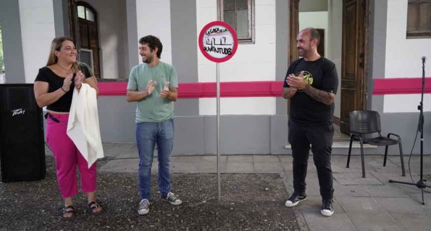 Baradero: Esteban Sanzio inauguró la Casa de las Juventudes 