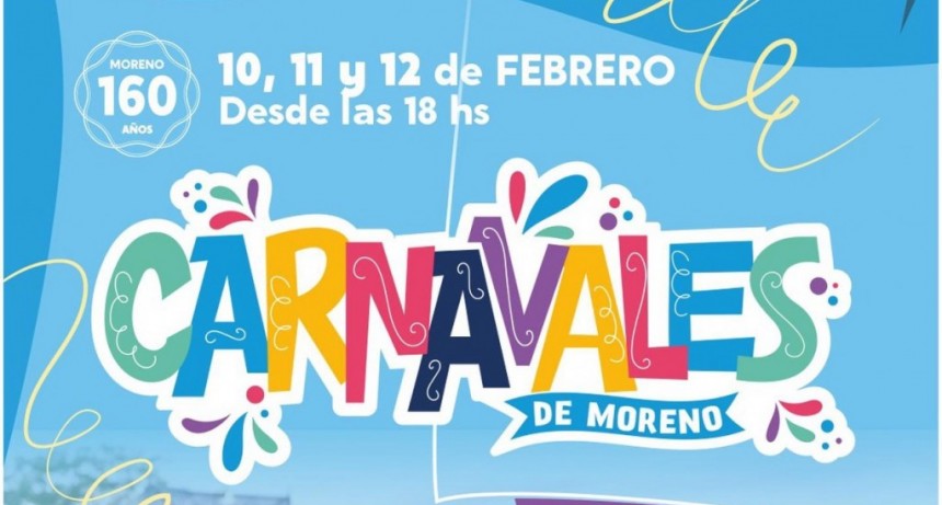 Moreno: Disfrutá en familia de los Carnavales 2024