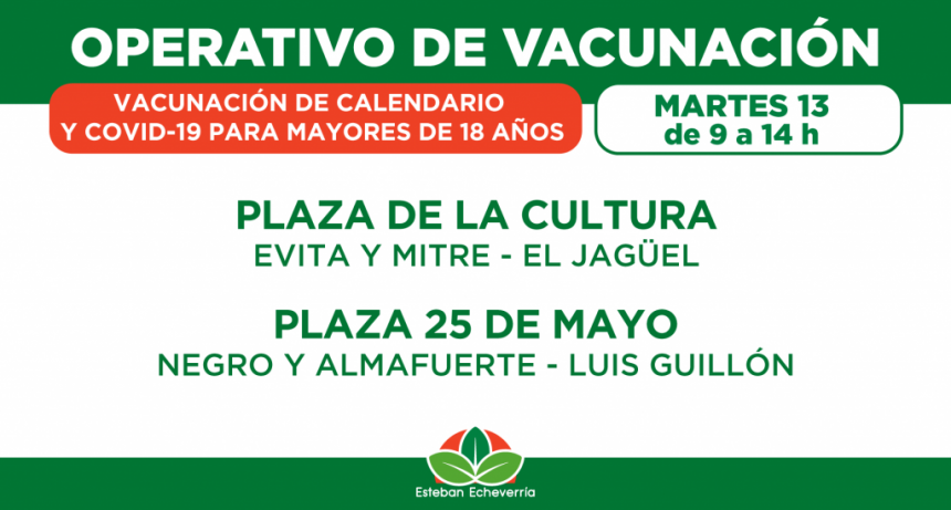 E. Echeverría: La Municipalidad realizará un nuevo operativo de vacunación en el distrito