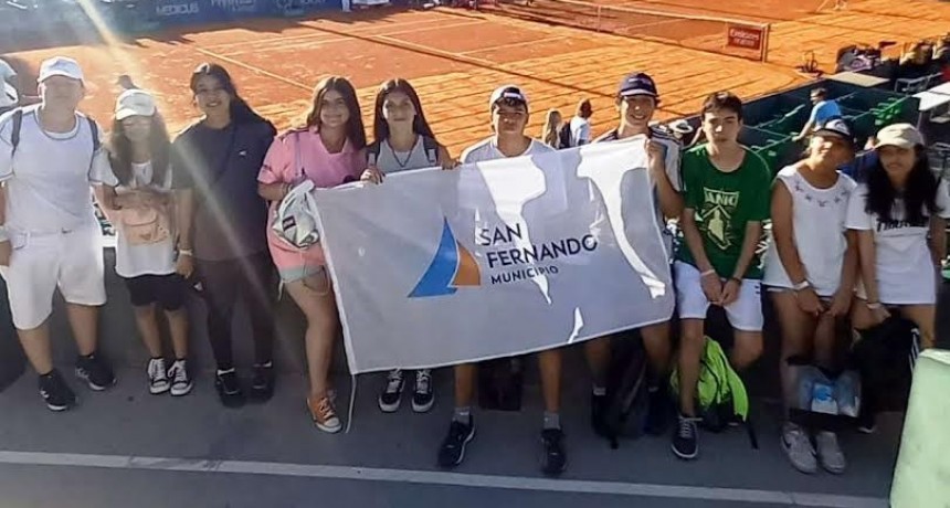San Fernando: La Escuela Municipal de Tenis estuvo presente en el Argentina Open