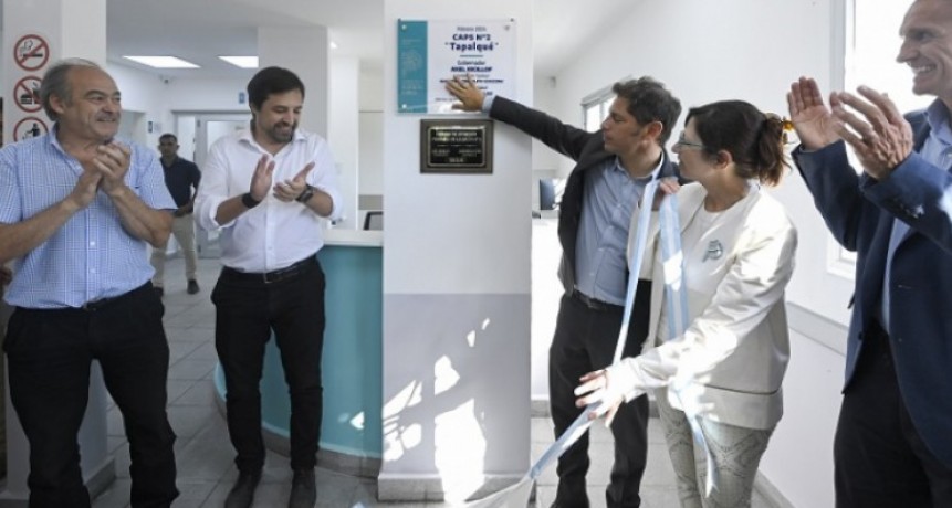 Kicillof inauguró un Centro de Atención Primaria de la Salud en Tapalqué