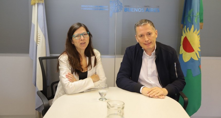 E. Echeverría: Gray se reunió con la Ministra Batakis para avanzar con la construcción de viviendas en el distrito 