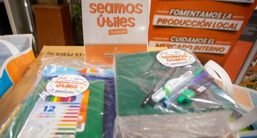 Berazategui: El Municipio lanza nuevamente la campaña de donación de útiles escolares 