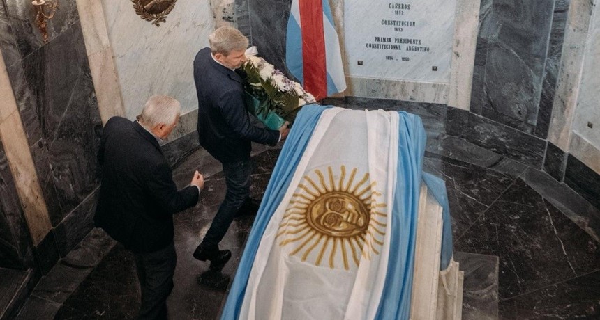 Entre Ríos: Frigerio participó de una ceremonia por la Batalla de Caseros