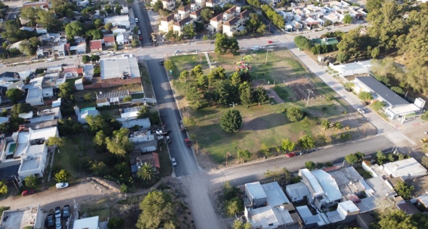 Monte Hermoso: El Municipio finalizó la pavimentación de la Cuenca Río Atuel