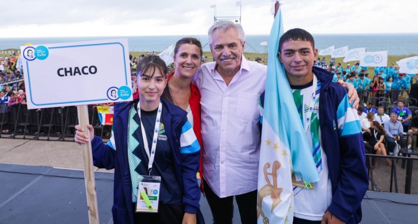 Alberto Fernández inauguró los Juegos Nacionales Evita de Playa en Chapadmalal