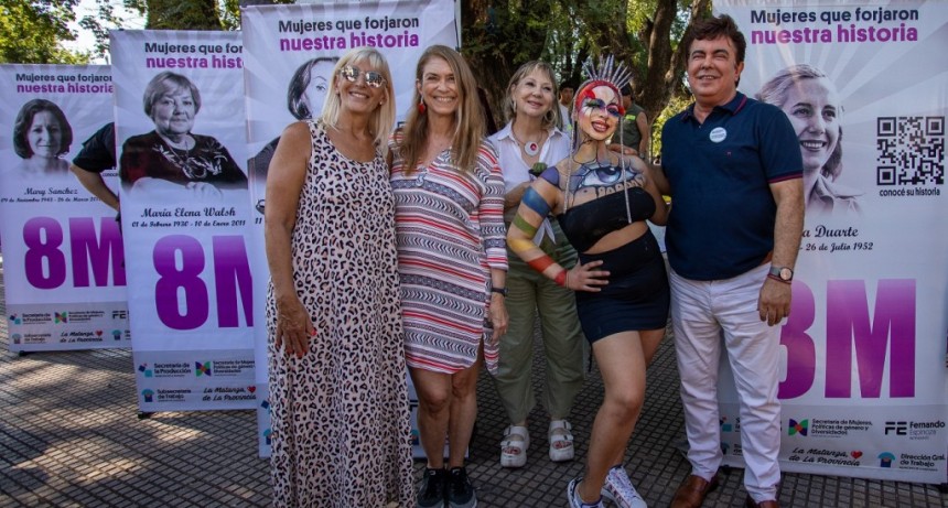 La Matanza: Espinoza participó de las actividades por el Día de la Mujer en el distrito 	