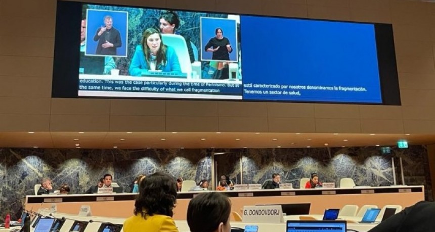 La Provincia expuso en la ONU sobre el modelo de desmanicomialización