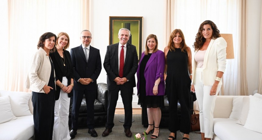 Alberto Fernández se reunió con empresarias en Olivos