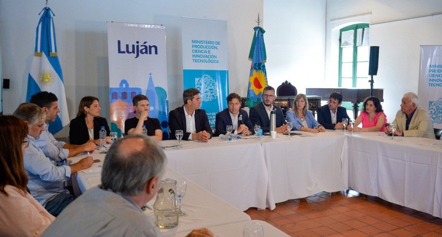 Luján: Boto y Kicilof encabezaron una reunión del Consejo Sectorial Productivo Bonaerense