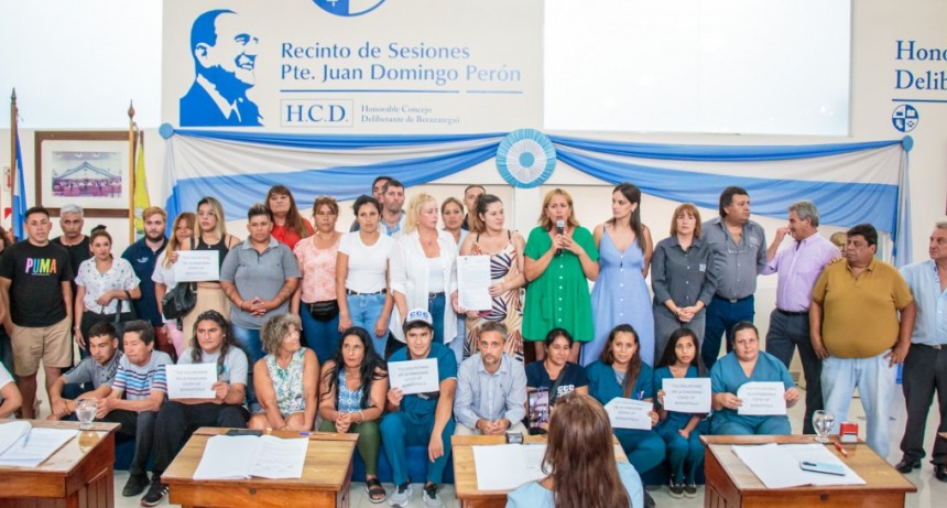 Berazategui: El HCD reconoció a voluntarios por su labor en la Pandemia de COVID-19