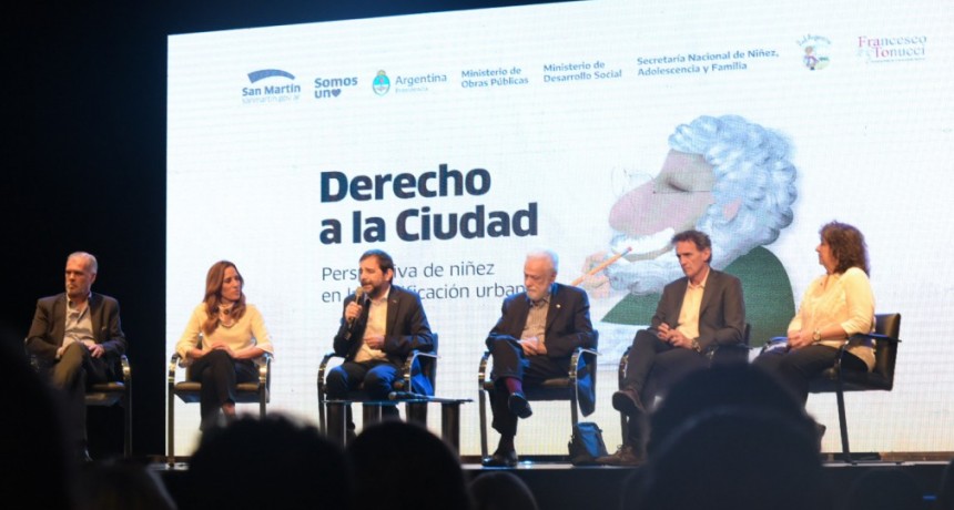 San Martín: El pedagogo italiano Francesco Tonucci brindó una conferencia a sala llena