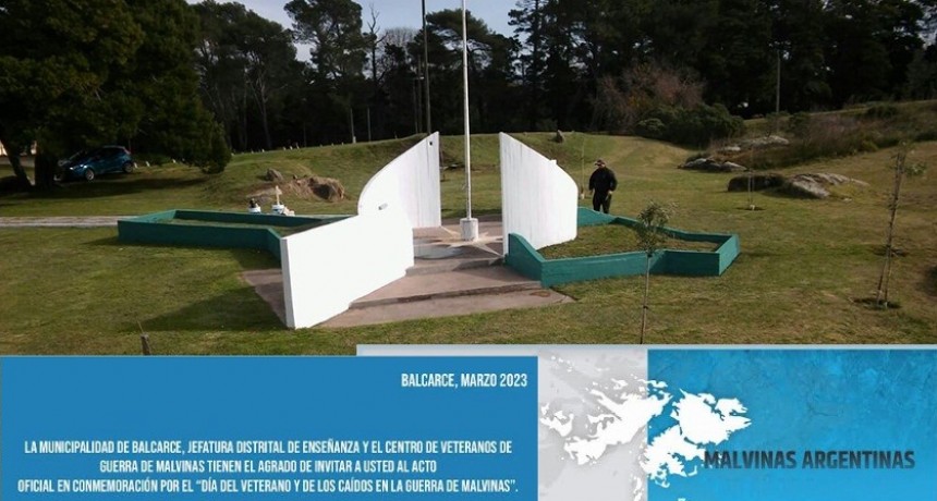 Balcarce: En el Parque Municipal cerro “El Triunfo”, se realizará el acto por la Gesta de Malvinas