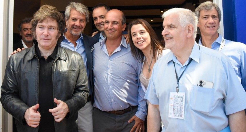 Javier Milei presente en el stand de Bioeconomía de Expoagro 2024