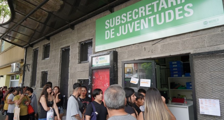 Merlo: Comenzaron las inscripciones a los cursos de juventudes 2024 