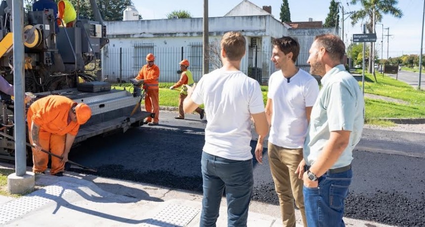 San Nicolás: Passaglia recorrió el oeste del distrito