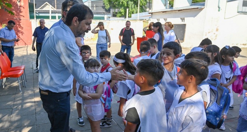 San Martín: Empezó el ciclo lectivo en las escuelas del distrito