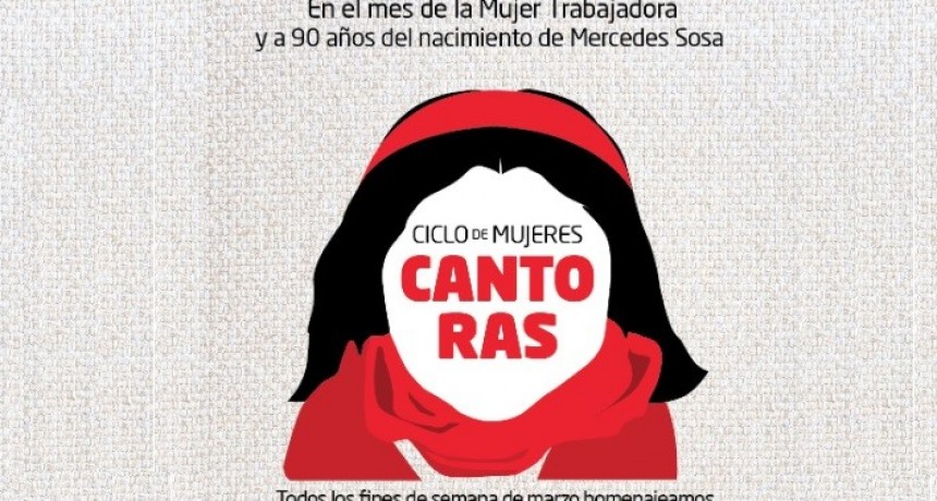 Morón homenajea a las mujeres con el ciclo Cantoras inspirado en Mercedes Sosa