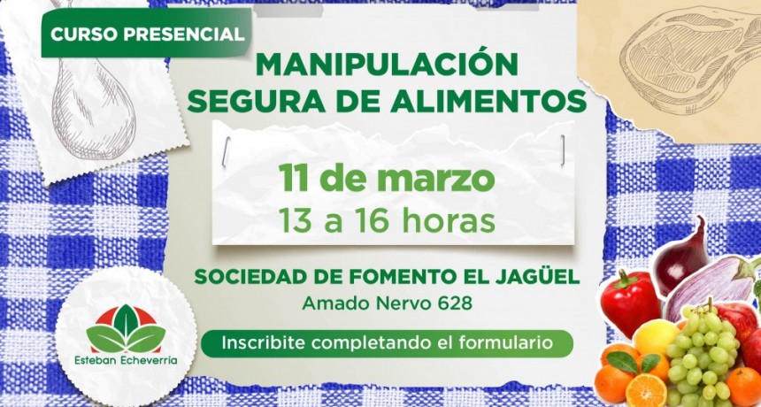 E. Echeverría: El Municipio realizará un Curso de Manipulación Seguro de Alimentos