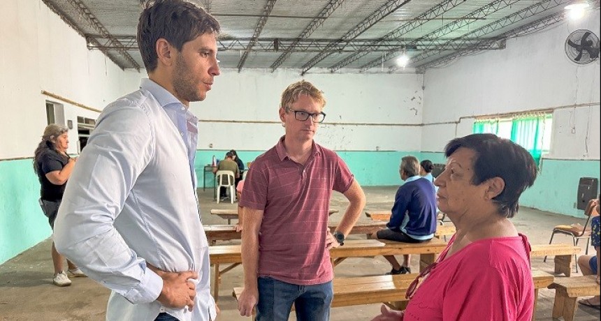 San Nicolás: Passaglia recorrió el Barrio Suizo
