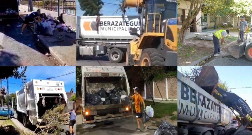 Berazategui: Continúan los operativos municipales de limpieza